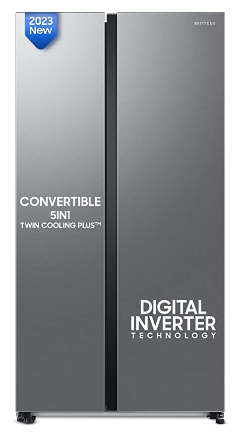 RS76CG8113SLHL - (653 LTRS)(REAL STAINLESS) - REF-SIDE BY SIDE